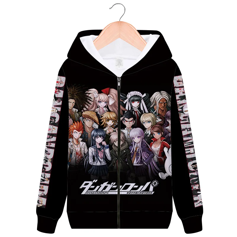 Худи Danganronpa мужские и женские свитшоты повседневное пальто куртка для мальчиков
