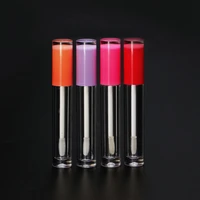 5ml 103050100pcs empty lip gloss bottlepink cap diy plastic lipgloss tubebeauty cosmetic packing container