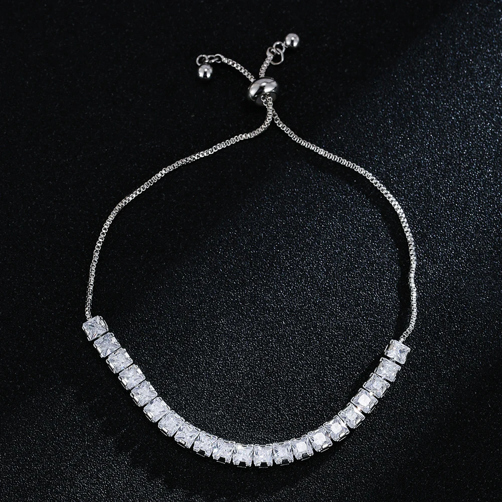 

Emmaya Shiny Hot Sale Zirconia Decoration Noble Bracelet For Female Classical Style Adjustable Fine Jewelry Party Fancy Gift