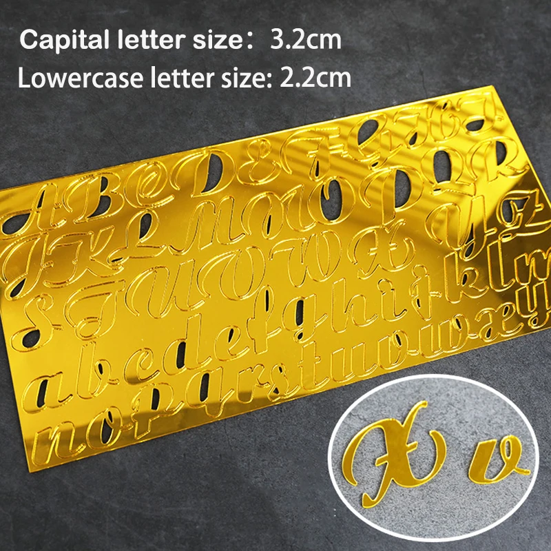 Акриловая Форма с буквенным алфавитом резак для печенья тиснение клейкие