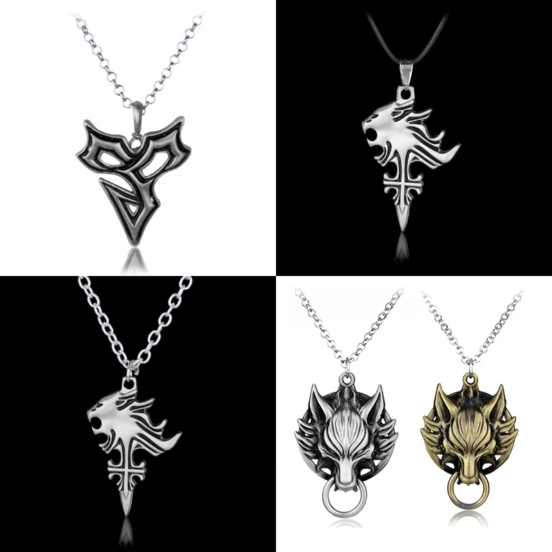 Игра Ювелирные изделия Прохладный Final Fantasy Цепочки и ожерелья VII облако логотип