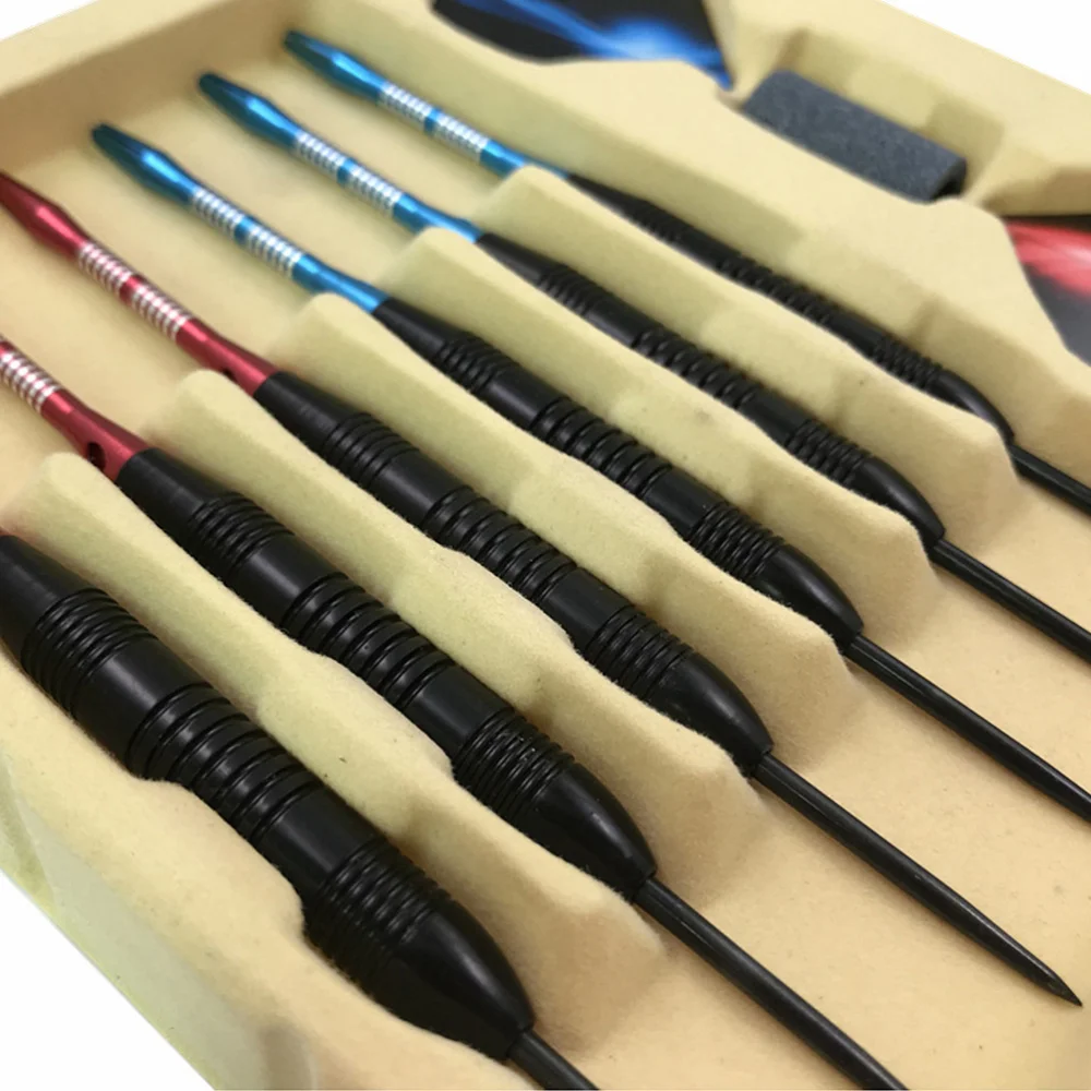 

1 Set 21g Professional Darts Deep Groove Rod Pin-type Darts Portable Needle Tipped Darts Flights Darts For Sports Events