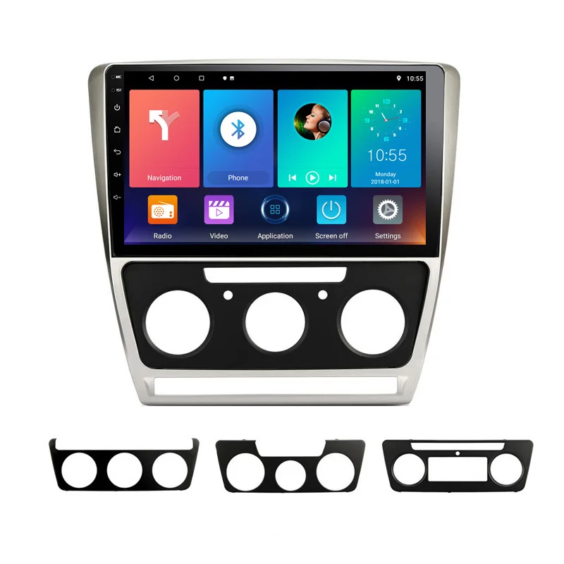 Автомобильная Мультимедийная система проигрыватель на Android 10 с восьмиядерным