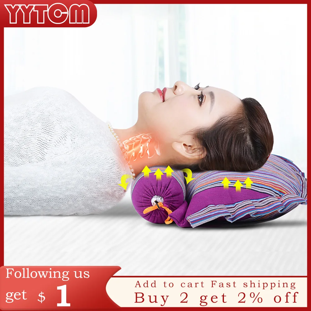 Moxa Pillow for sleep home filling pillow Genuine health care massage Neck Shoulder Back Body Electric Massage Cervical health