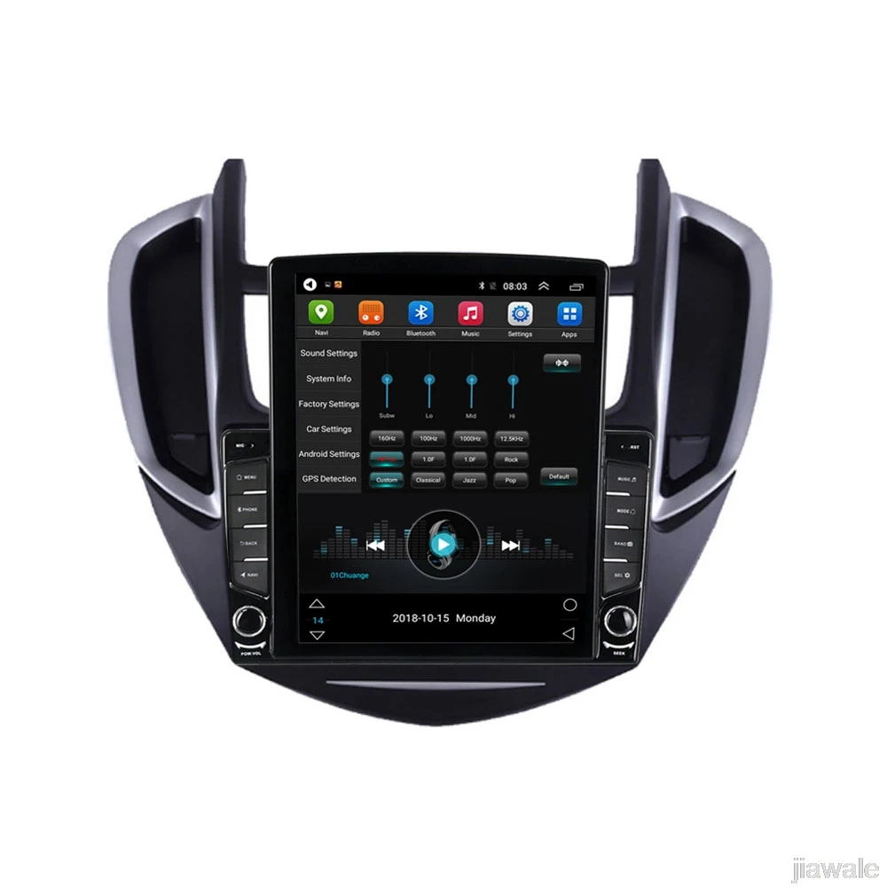 

9.7" octa-core tesla style vertical screen Android 10 Car GPS radio Navigation for Holden Chevrolet Trax Tracker 2014-2016