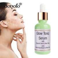 newaloe vera glycolic hyaluronic acid face serum anti aging shrink pore whitening moisturizing essence face cream dry skin care