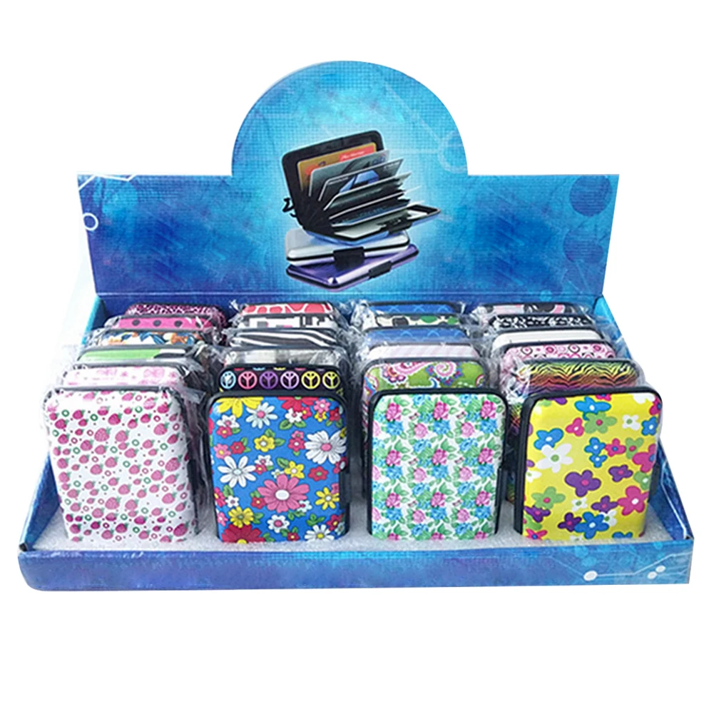 Модный держатель для удостоверения личности практичный алюминиевый Портативный