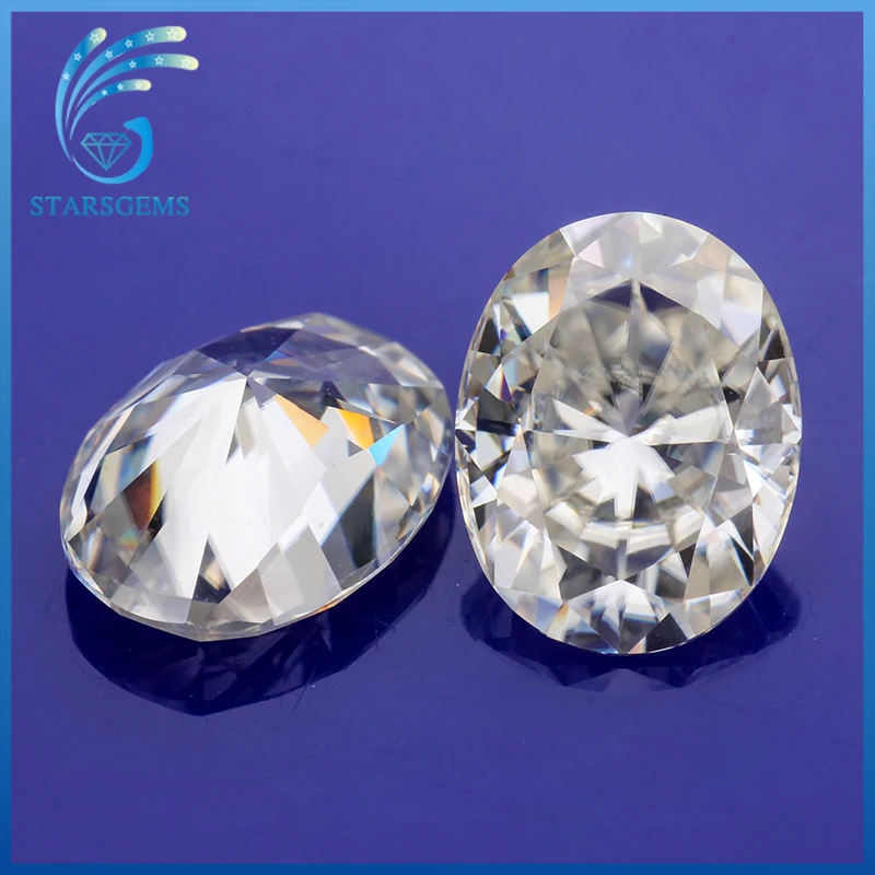 Драгоценный камень овальной огранки 7*9 мм 1 8 карата Муассанит VVS Свободный Камень
