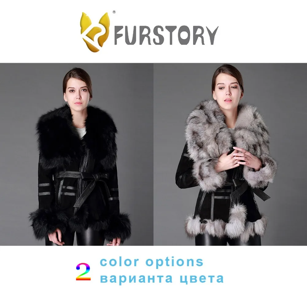 Мех Story 13055 Для женщин Пальто и пуховики Настоящая кожа пальто лиса меховой