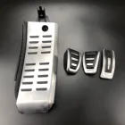 Аксессуары для стайлинга автомобиля, педаль сцепления тормоза акселератора для подножки для Audi A6 (4F) C6 S6 2008-2012 из нержавеющей стали