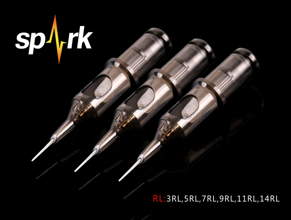 10 шт. SPARK стерильные одноразовые для татуировок картридж иглы инструменты иглы для татуировки круглый вкладыш и Magnum(0,35 мм иглы) RL/RS/RM/M1