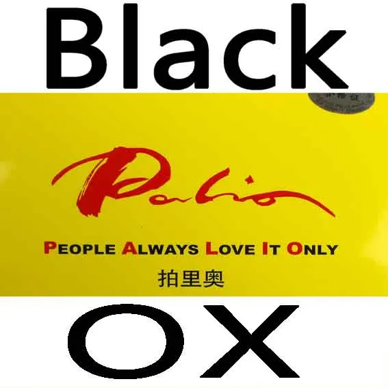 Palio CK531A длинные прыщи из настольного тенниса PingPong Резина без губки Topsheet OX - Цвет: black
