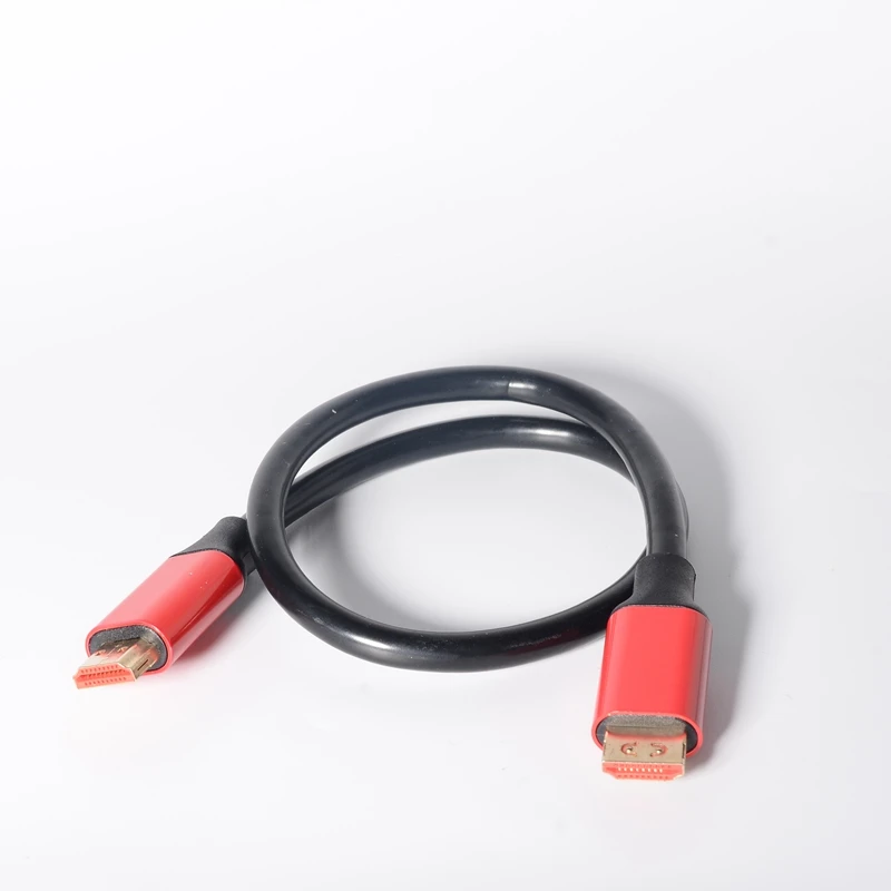 Красный Кабель HDMI 2 0 4K 60Hz к кабель 1 4 1080P видео аудио Кабо металлический чехол из