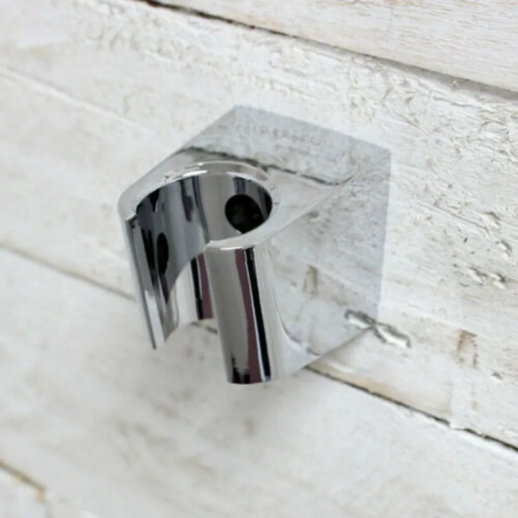 

Angled Shower Head Holder Bar Bathroom Bracket Chrome Fixed Holder Home