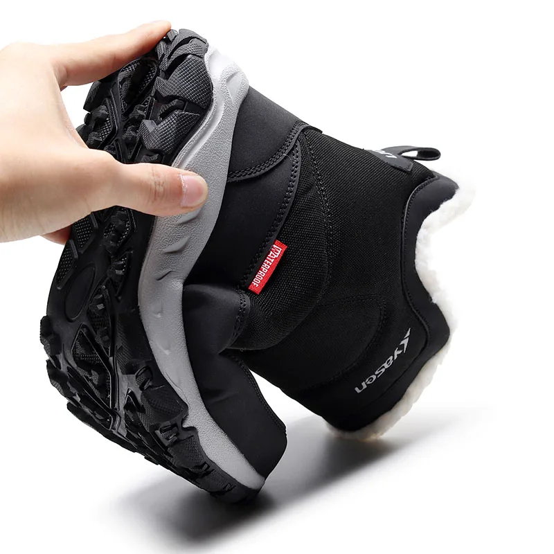 Зимние ботинки 2019 зимняя женская обувь Черные ботильоны теплые