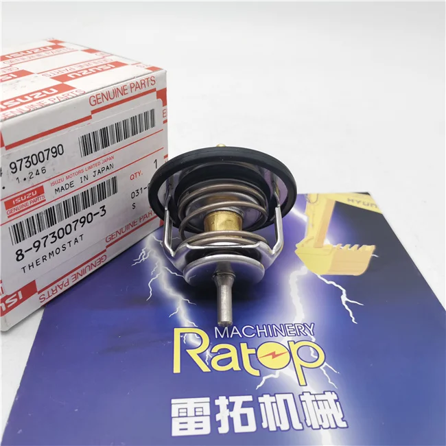 

Original Excavator Parts 4HK1 Engine Thermostat 8-97300790-3 8-97300790-2