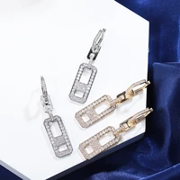 new fashion design geometric line earrings for women fashion frontier jewelry all match golden accessories bridal banquet gift