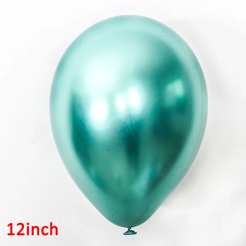 green 30/100 шт 12 дюймовый металлический обувь с жемчугом на толстом каблуке хром воздушных шаров из латекса с День рождения украшения детское платье для свадьбы, гелиевый воздух клипсы для воздушных шаров, 1st - Цвет: green