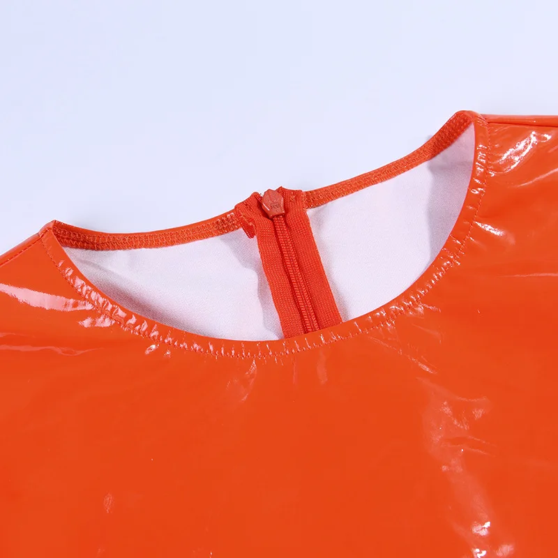 LVINMW сексуальные однотонные облегающие костюмы из искусственной кожи новинка 2019