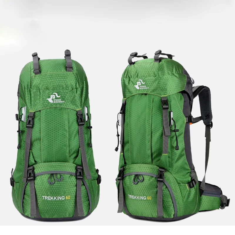 Рюкзак мужской женский большой водонепроницаемый с чехлом от дождя 60 л