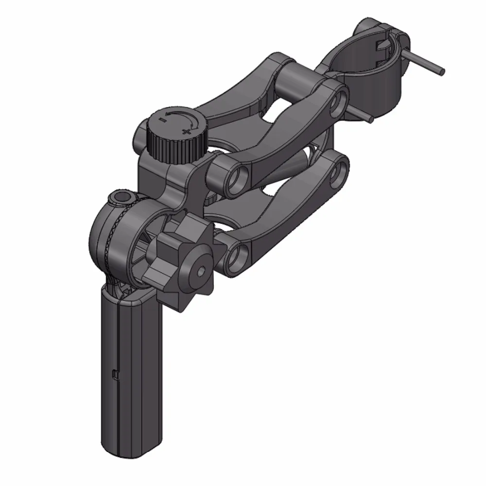 Z-axis пружинный амортизатор ручка держатель для телефона Gimbal кронштейн для zhiyun smoolu4 для DJI OSMO 2/MOZA mi ni-mi/feiyu стабилизатор