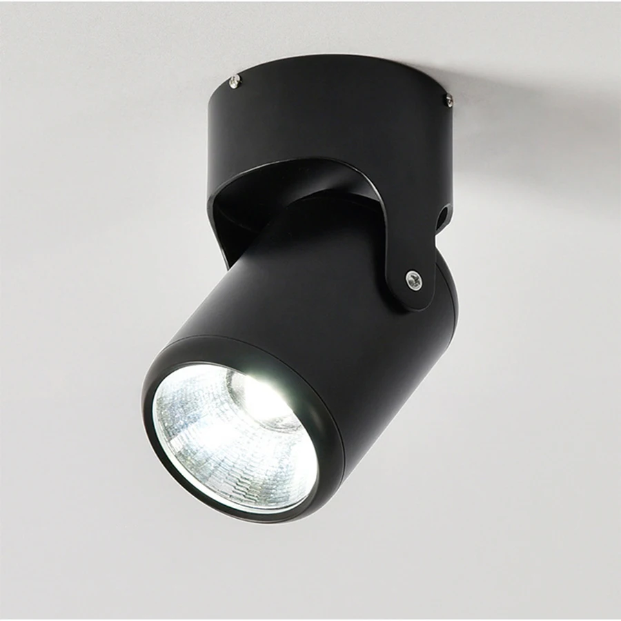 Светодиодный прожектор с поверхностным креплением вращающийся светильник