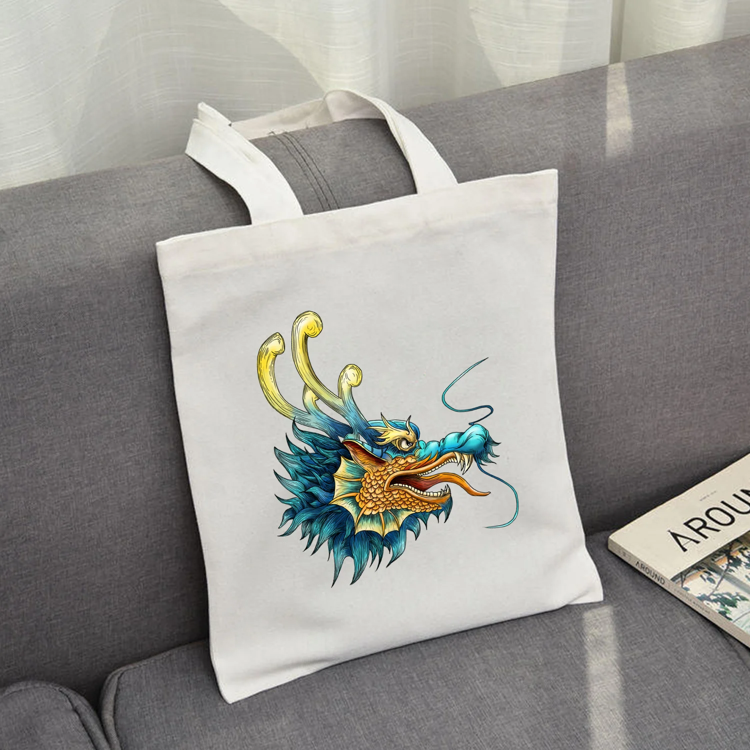 

Ulzzang Retro Canvas Bag Punk Harajuku Casual Tote Shopper Bag Female Large Capacity Fashion Shoulder Bags for Women Foldable