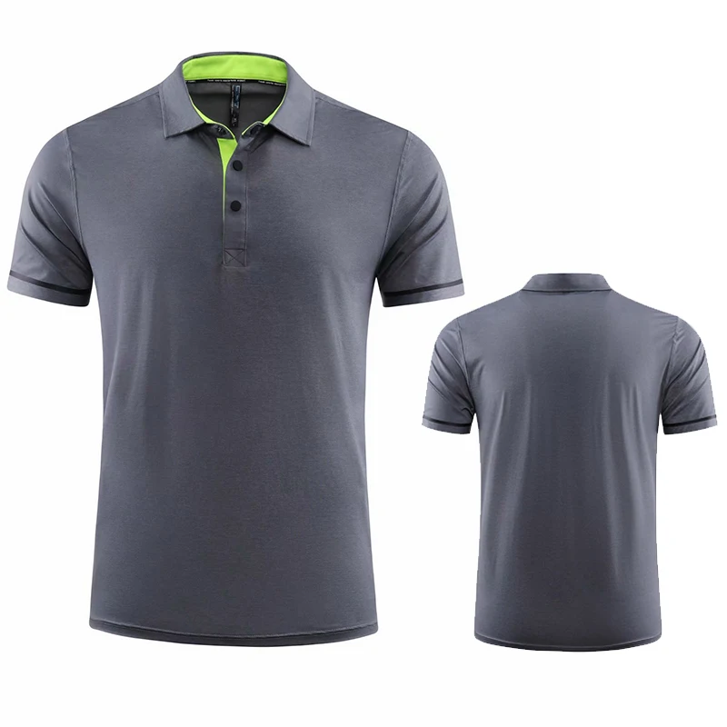 В наличии 170 г нейлоновая футболка-поло со льдом Спортивная модная спортивная