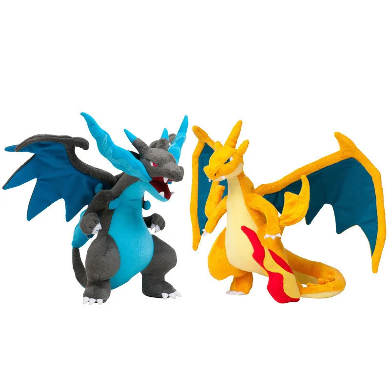 TAKARA Charizard TOMY-muñecos de Pokemon de Peluche, juguetes de Peluche de X Mega Evolution, Animal, regalos de Navidad para niños, Genius de 23cm