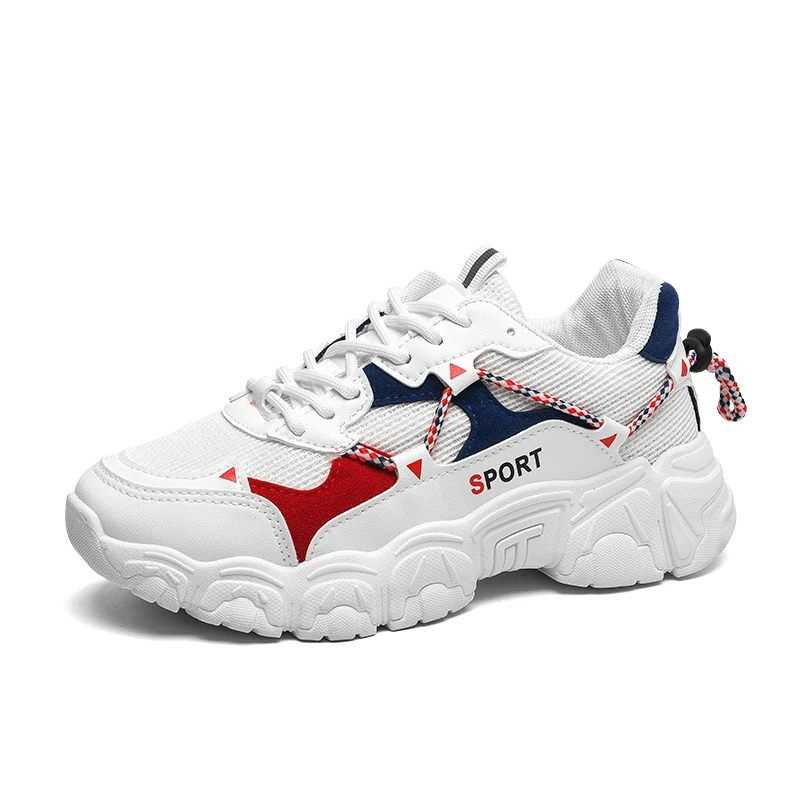 

Black daddy shoes women's autumn and winter new women's shoes popular thick soled versatile net red leisure sports shoes high