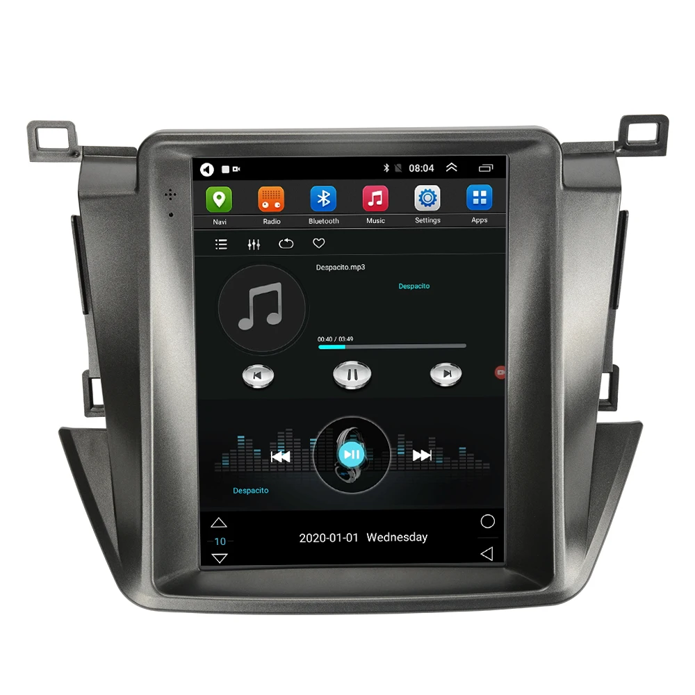 Автомагнитола 2 din на платформе Android автомагнитола в стиле Tesla для Toyota Rav4 2014-2018
