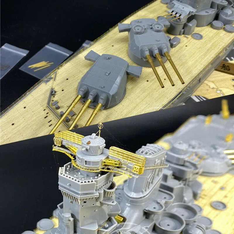 1/350 обновление деталей набор для Tamiya 78030 японский линкор Yamato запчасти модель 55 мм