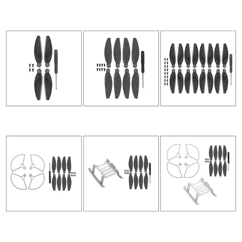 

1Set portable Carbon Fiber Propeller Protection Ring Landing Gear Leg for DJI Mavic Mini