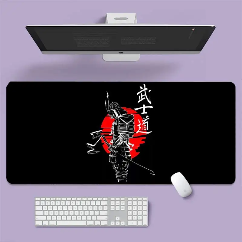 Японский коврик для мыши Bushido Samurai с аниме розничная продажа маленький резиновый
