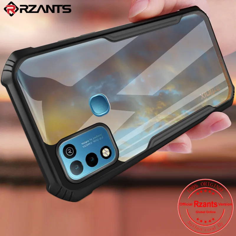 

Rzants for Infinix Hot 10 Play case beetle Blade Airbag pumper Shockproof Casing Transparent Phone Shell Funda Soft Cover