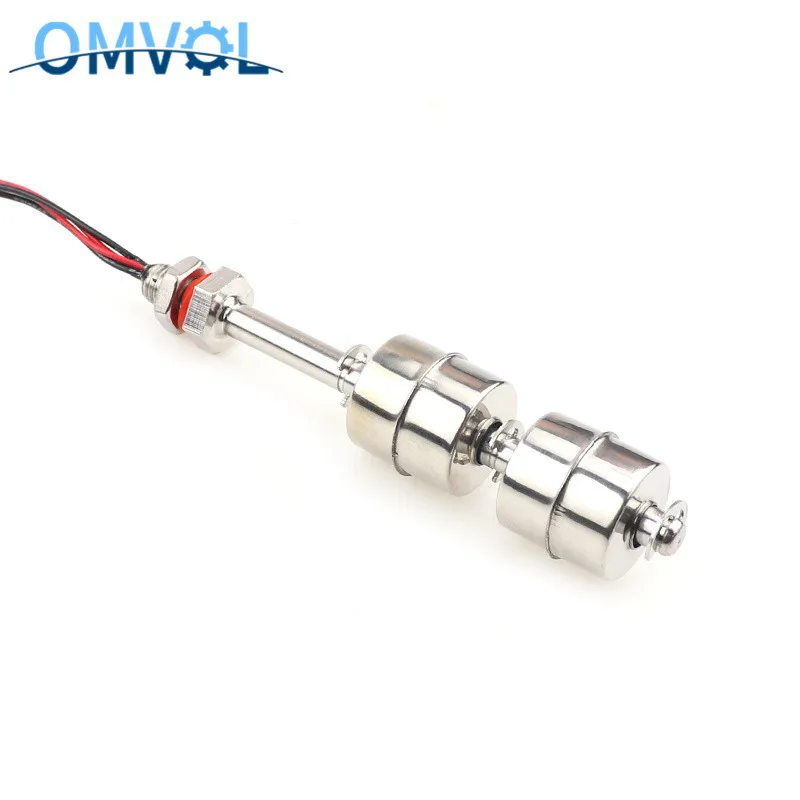 Stainless Steel Water Level Sensor Liquid Float Switch Tank Pool Double ball L:120mm | Обустройство дома