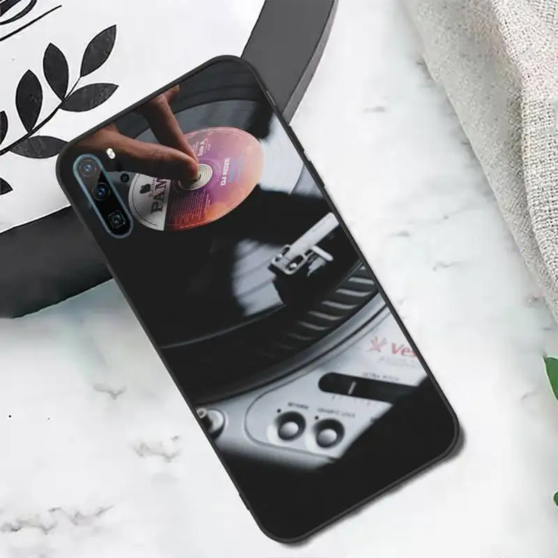 

Retro record art pattern Phone Case For Huawei honor Mate P 10 20 30 40 i 9 8 pro x Lite smart 2019 nova 5t