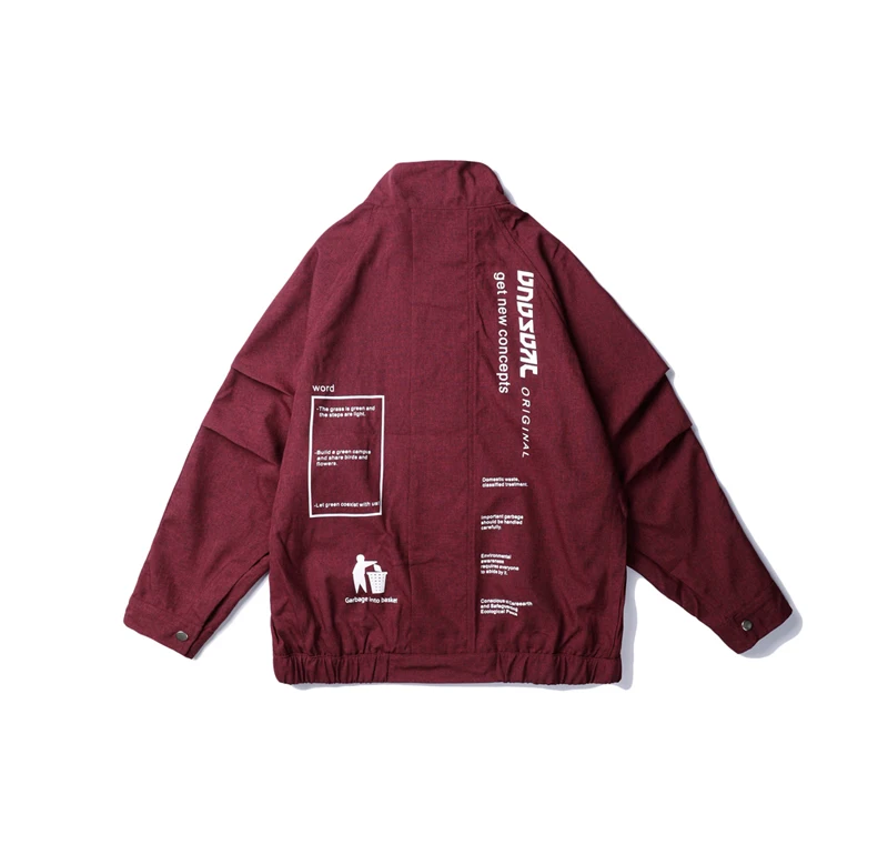 Мужские куртки в стиле ретро хип-хоп ветровка Harajuku уличная одежда для старой