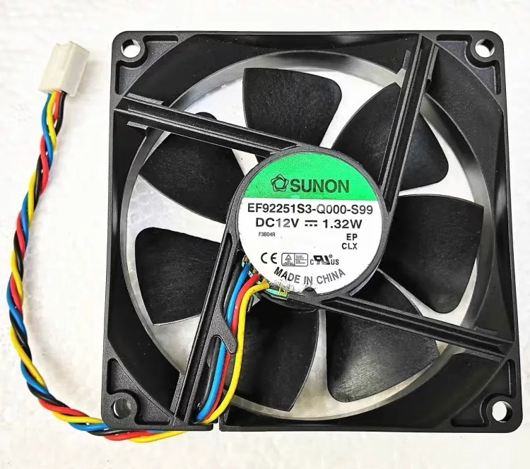 Новый Sunon EF92251S3 Q000 S99 92 мм 9225 12 В 1 32 Вт бесшумный вентилятор чехол для компьютера PWM