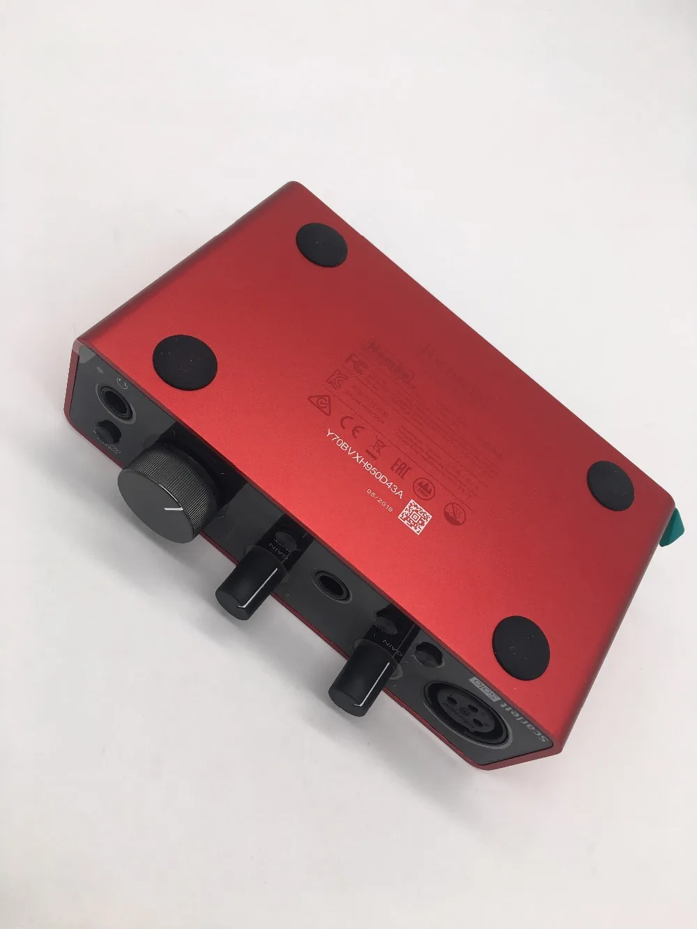 Модернизированный Focusrite Scarlett Solo 3rd gen USB аудио интерфейс звуковая карта 24 бит/192 кГц AD-конвертеры для записи микрофонной гитары