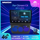 Автомагнитола 2DIN Android 10,0 для Citroen C4 2 B7 2013-2016, автомобильный мультимедийный видеоплеер с навигацией, GPS No 2DIN, DVD-плеер DSP 4G