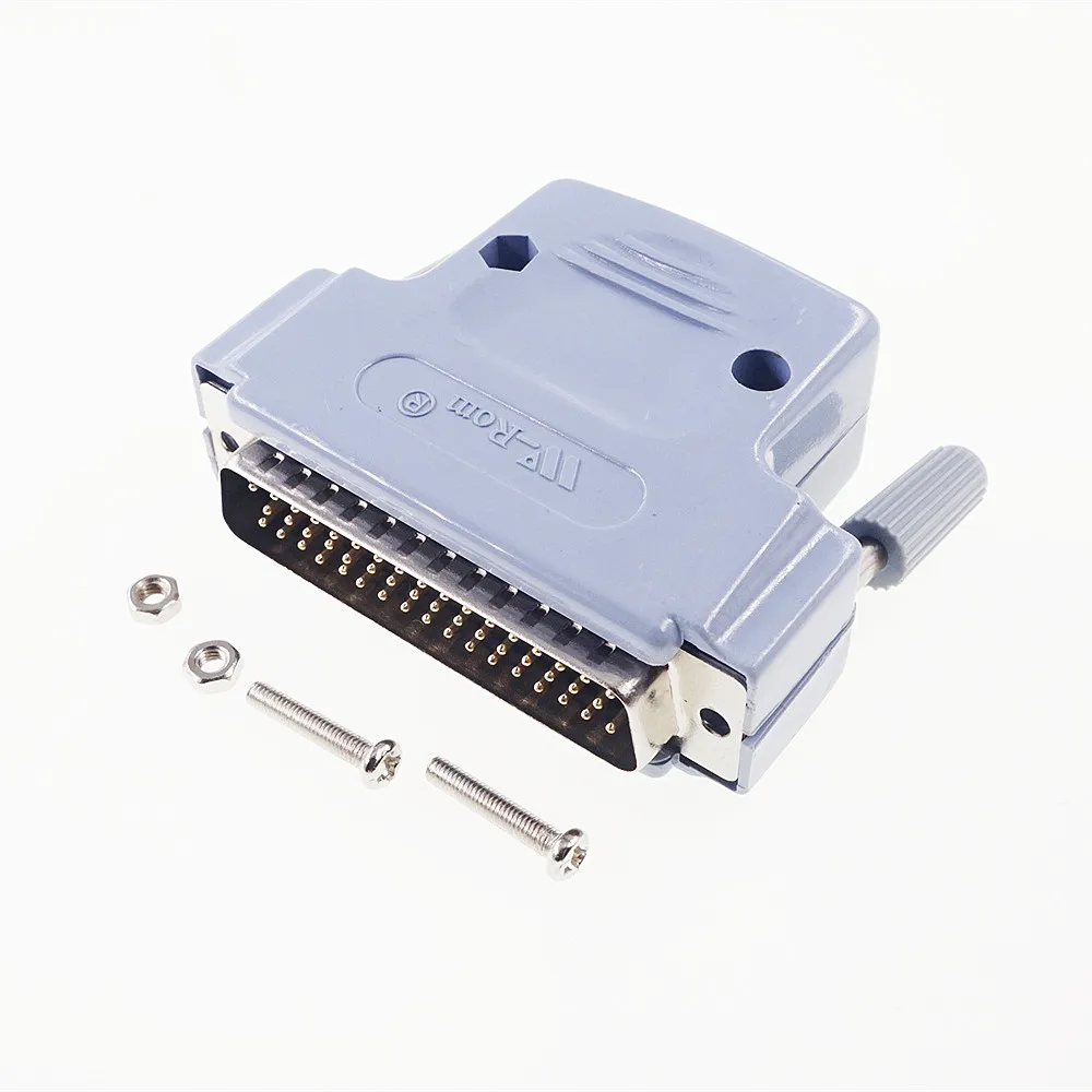 2 шт. D Sub разъем 50 положение 3 ряда штекер мужской провод припоя Тип Pin промышленный