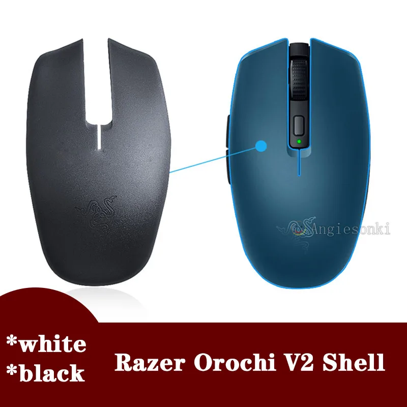 

Razer Baqi Orochi V2 Shell White/Black New Original Genuine Accessories Mouse Shell Protective Shell Top Cover