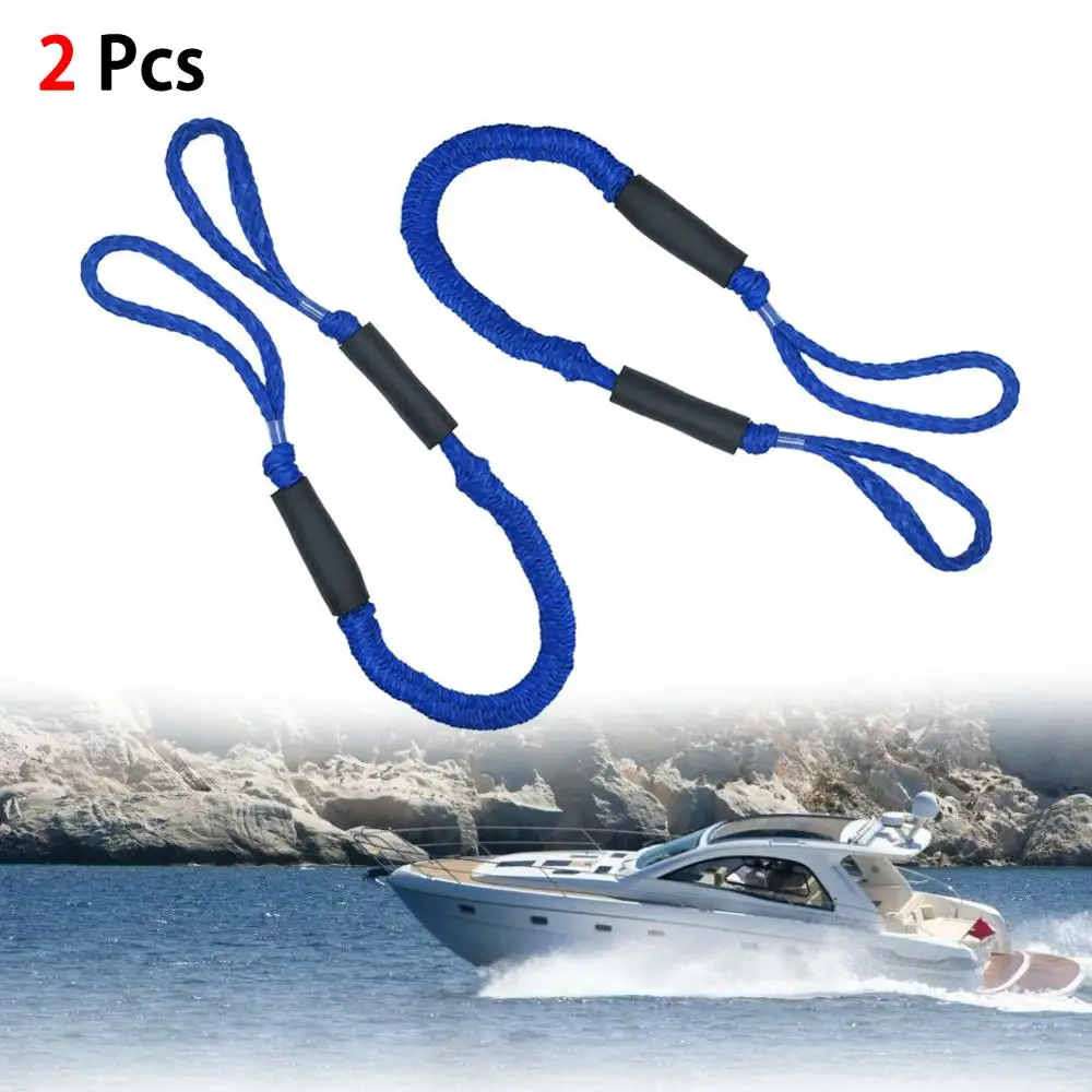 

2 шт. сильный банджи док-станция для линии 3,5-5.5ft для лодки Jet Ski Heavy Duty Швартовых лодка Док стрейч высокоэластичный шнур якорная веревка