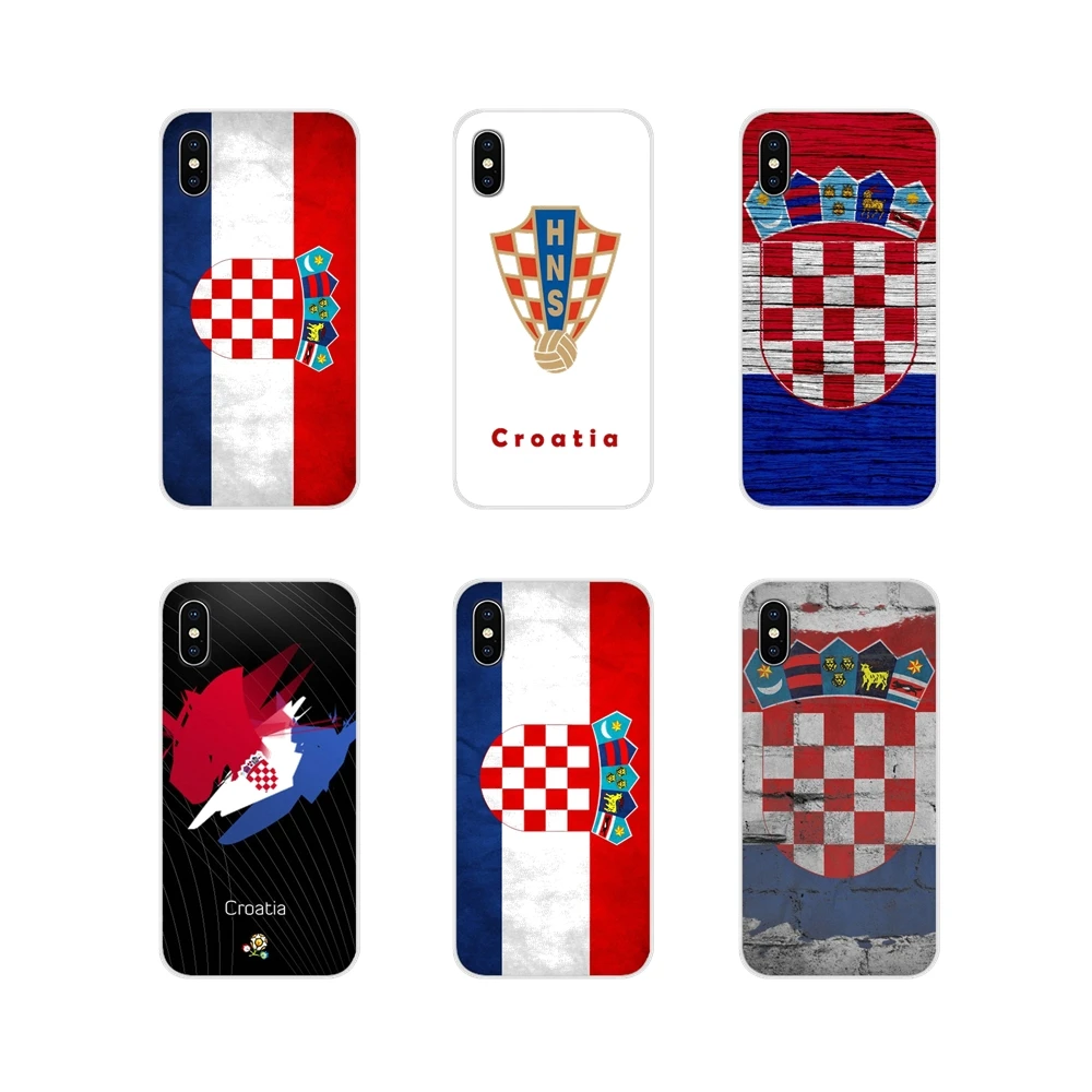 Аксессуары чехлы для телефонов крышки с флагом хорватии Apple iPhone X XR XS 11Pro