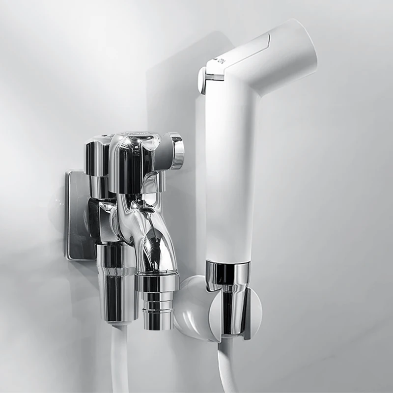

Youpin Handheld Spray Gun Toilet Bathroom Pressurized Flusher Strong Flushing 2M Telescopic Tube High Pressure Faucet
