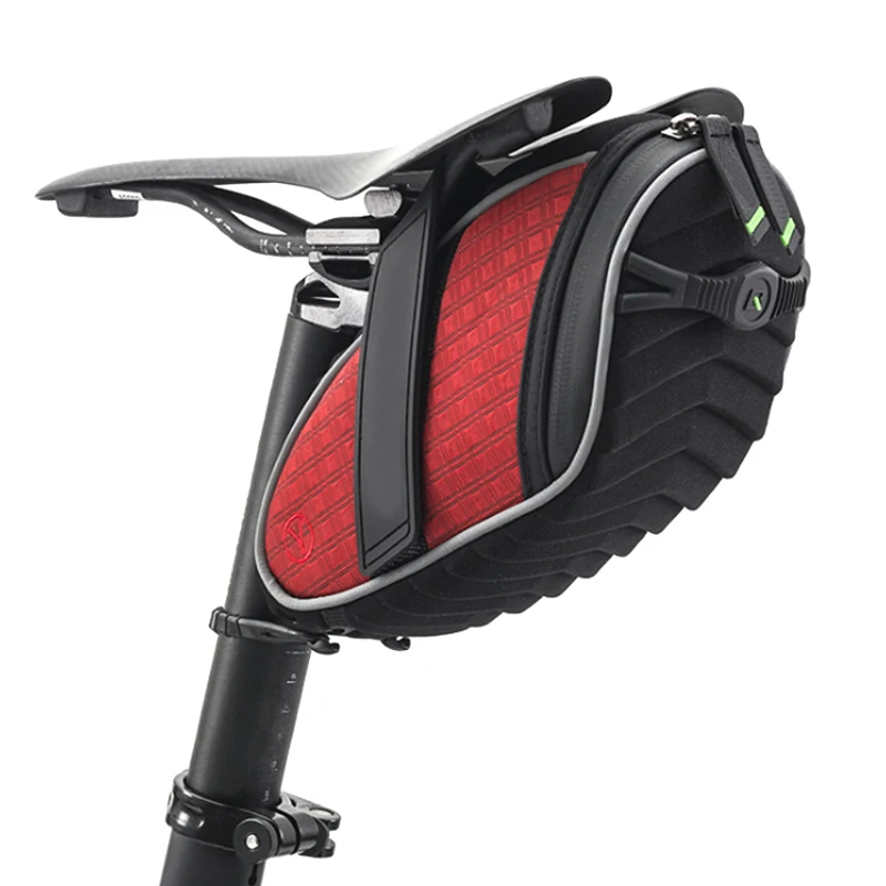 

Rainproof Cycling Rear Seatpost Bag Bicycle Saddle Bag Reflective Bike Bag Shockproof Bicycle Bag MTB Bike Accessories X