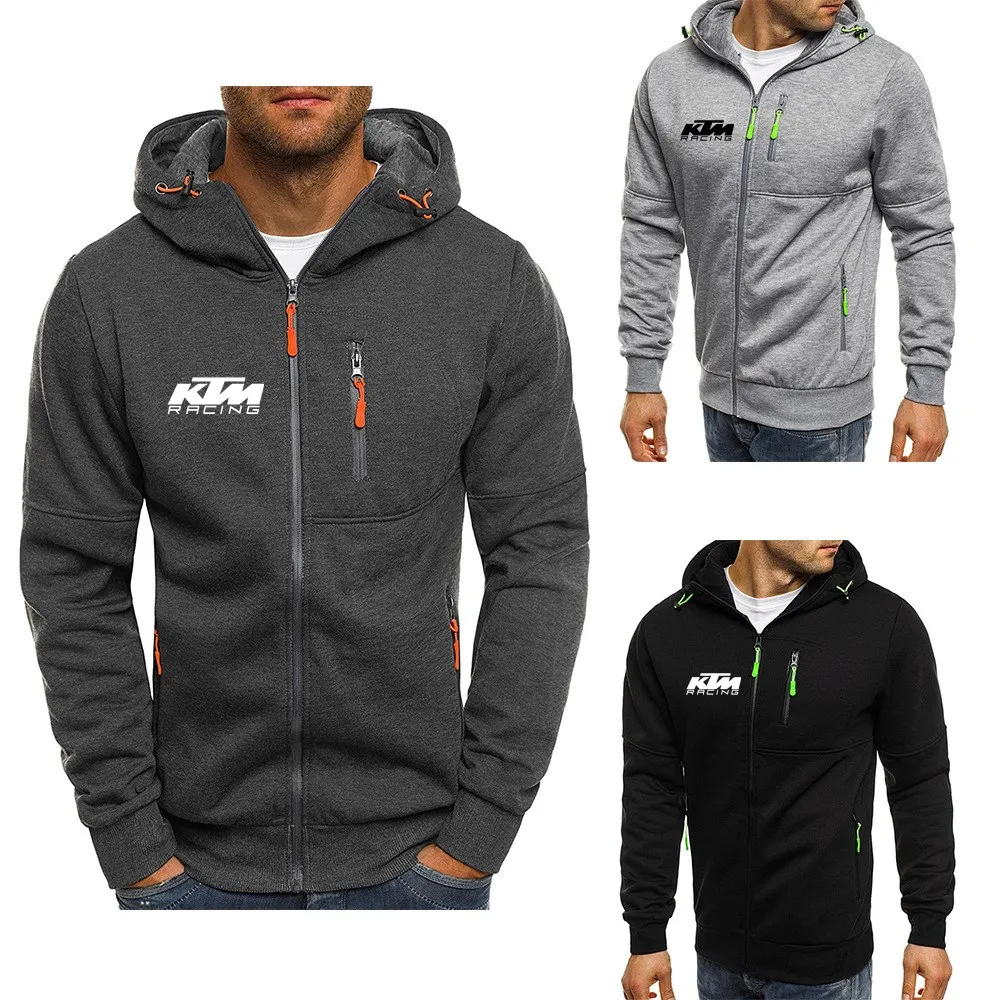 

2021 Zipper Hoodie Sweatshirt Male Spring Autumn Jacket Men Hot Sale Hoodies Fashion Brand Mens Streetwear Coat