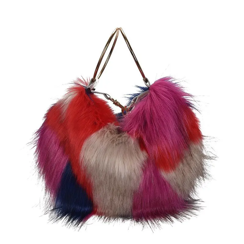 

Mao Mao ring handbag women's 2021 autumn and winter new color women's bag fashion shoulder slung chain bag