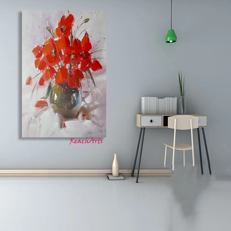 

Home Interior Decoration Picture Wall Modern Oil Painted Handmade Modern Floral Accessories Decor For Room Paintings Large